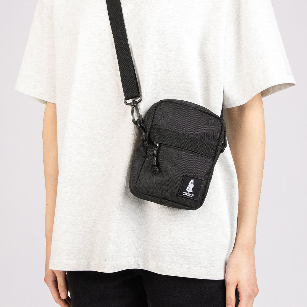 Moomintroll Neck Bag Black - The Official Moomin Shop