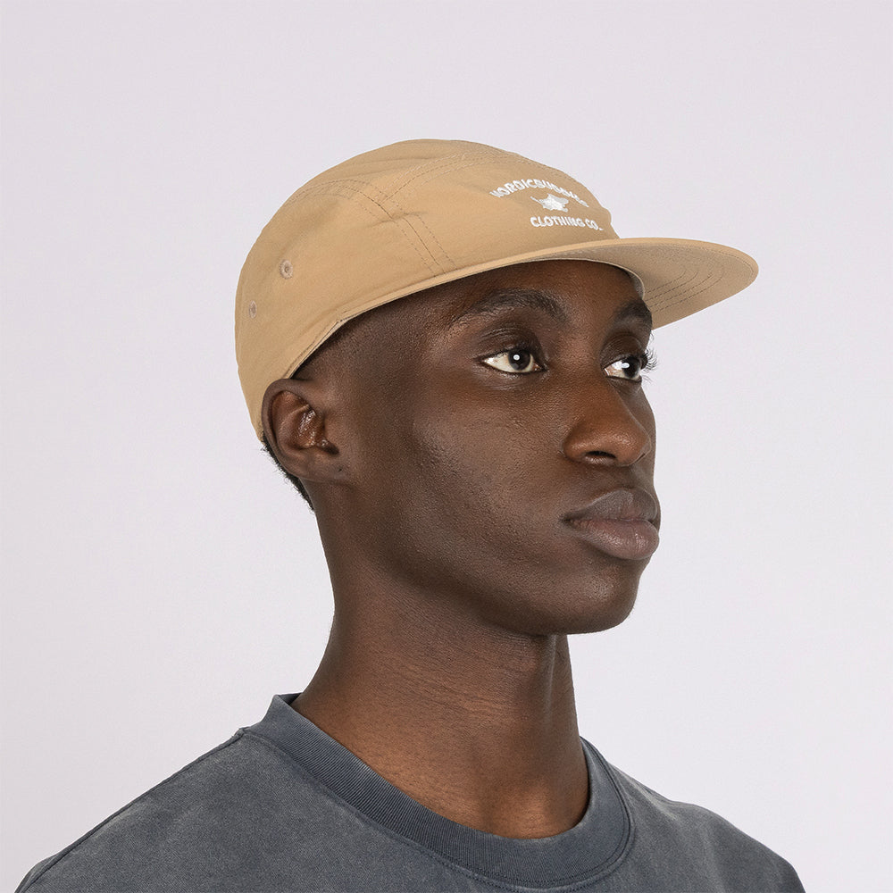 Moomintroll Classics 5-panel Nylon Cap Beige - Nordicbuddies - The Official Moomin Shop