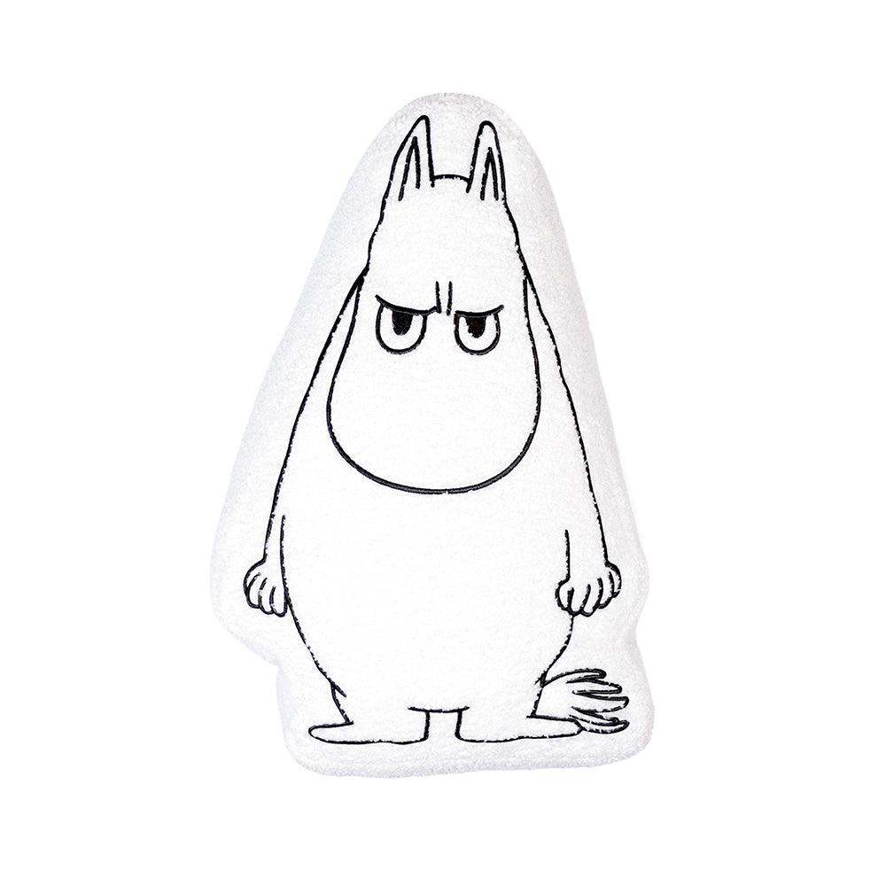 Moomintroll Angry Cushion White - The Official Moomin Shop