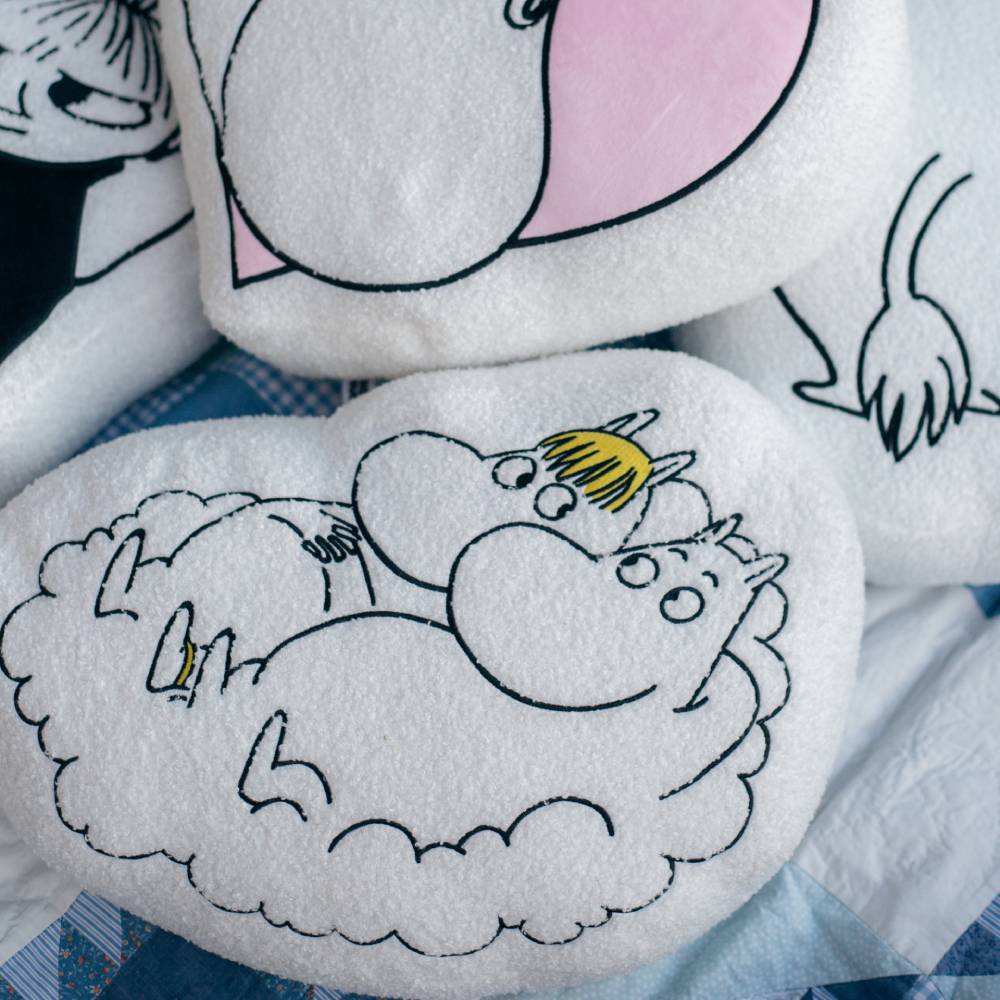 Moomin Cloud Cushion White