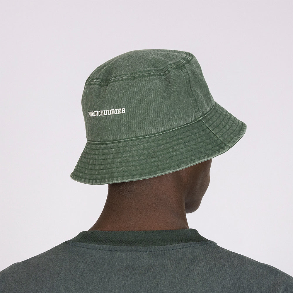Moomintroll Running Classic Bucket Hat Denim Green - The Official Moomin Shop