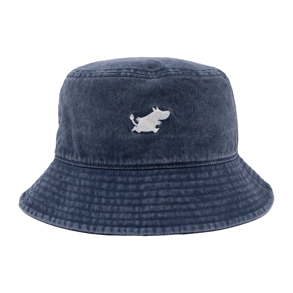Moomin Classics Denim Bucket Hat Blue - The Official Moomin Shop