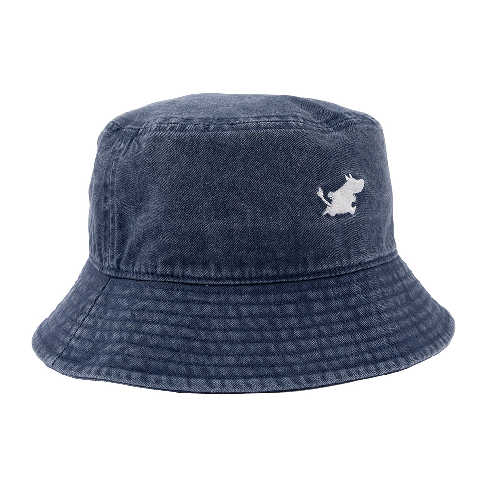 Moomin Classics Denim Bucket Hat Blue - The Official Moomin Shop