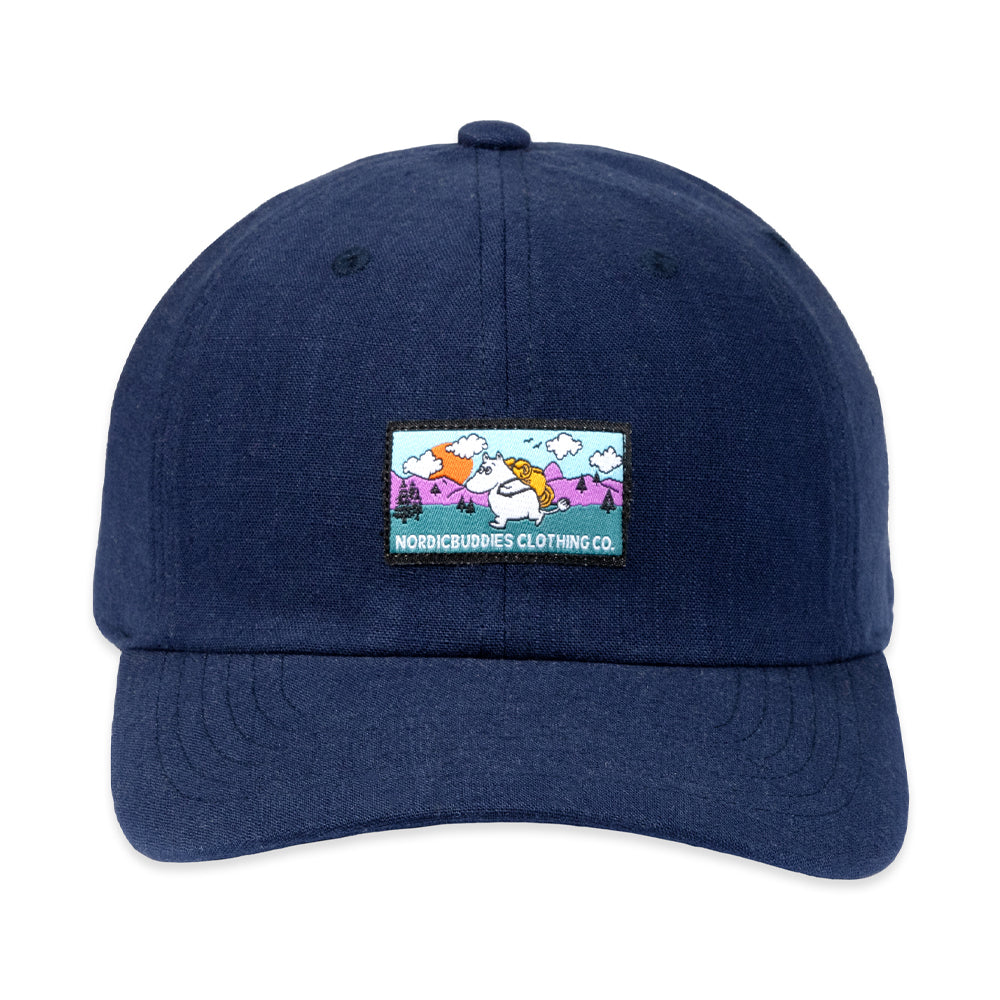 Moomintroll Wandering Adults Cap Darkblue - Nordicbuddies - The Official Moomin Shop