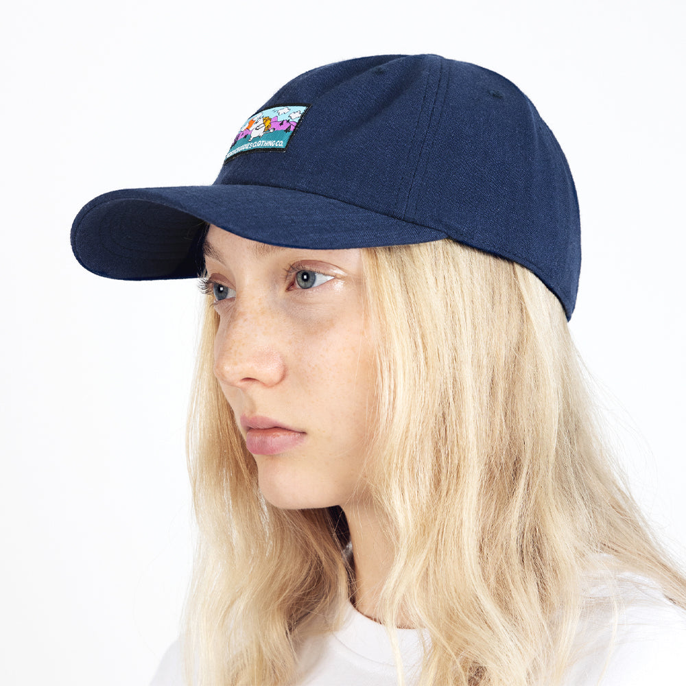 Moomintroll Wandering Adults Cap Darkblue - Nordicbuddies - The Official Moomin Shop