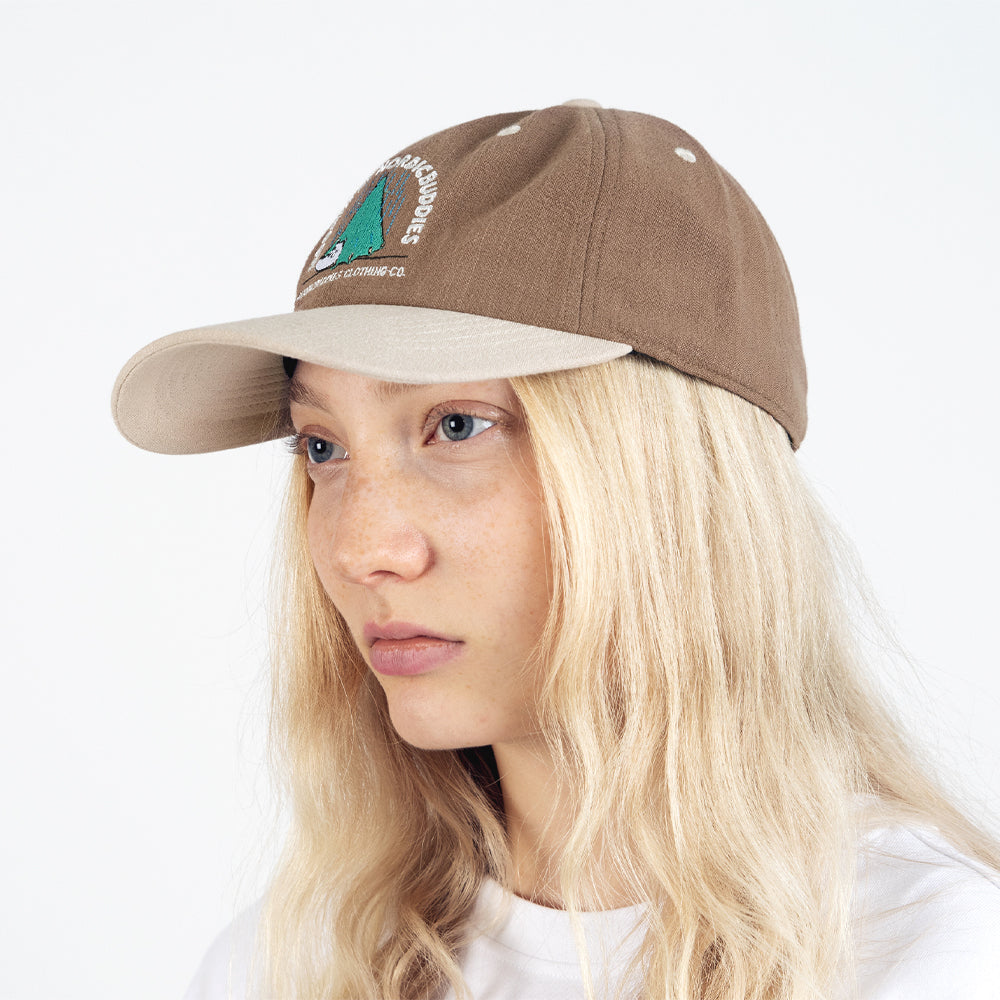 Moomintroll Camping Adults Cap Brown - Nordicbuddies - The Official Moomin Shop