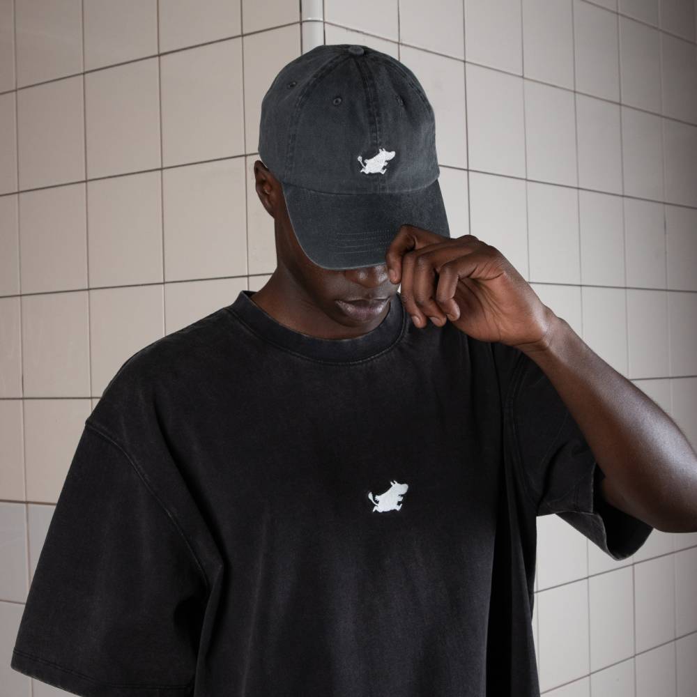Moomintroll Classics Denim Cap Black - The Official Moomin Shop