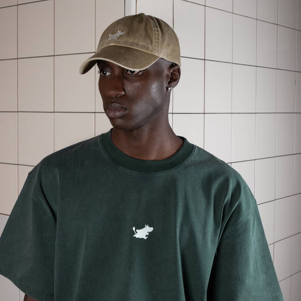Moomintroll Classics Denim Cap Brown - Nordicbuddies - The Official Moomin Shop