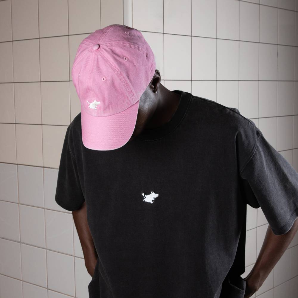 Moomintroll Classics Denim Cap Pink - Nordicbuddies - The Official Moomin Shop