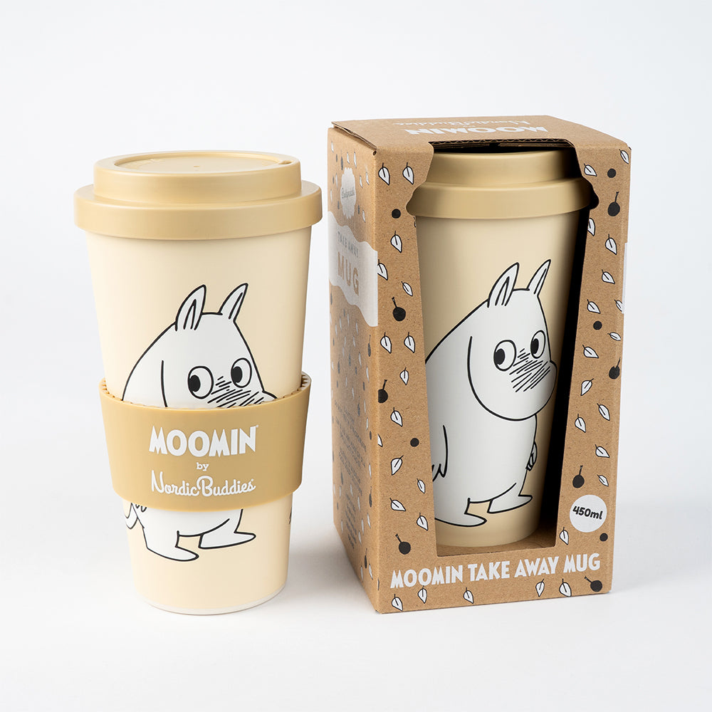 Moomintroll Butt Take-Away Mug Beige - The Official Moomin Shop