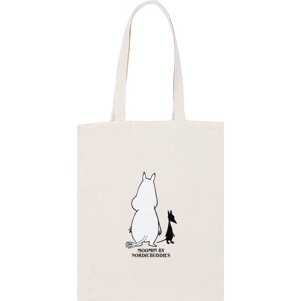 Moomintroll Surprised Tote Bag Beige - The Official Moomin Shop