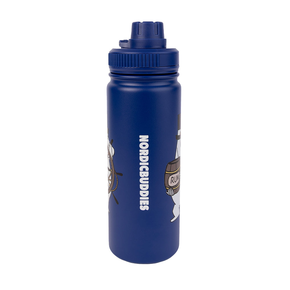 Moominpappa Helm Thermal Everyday Bottle 550ml Darkblue - The Official Moomin Shop