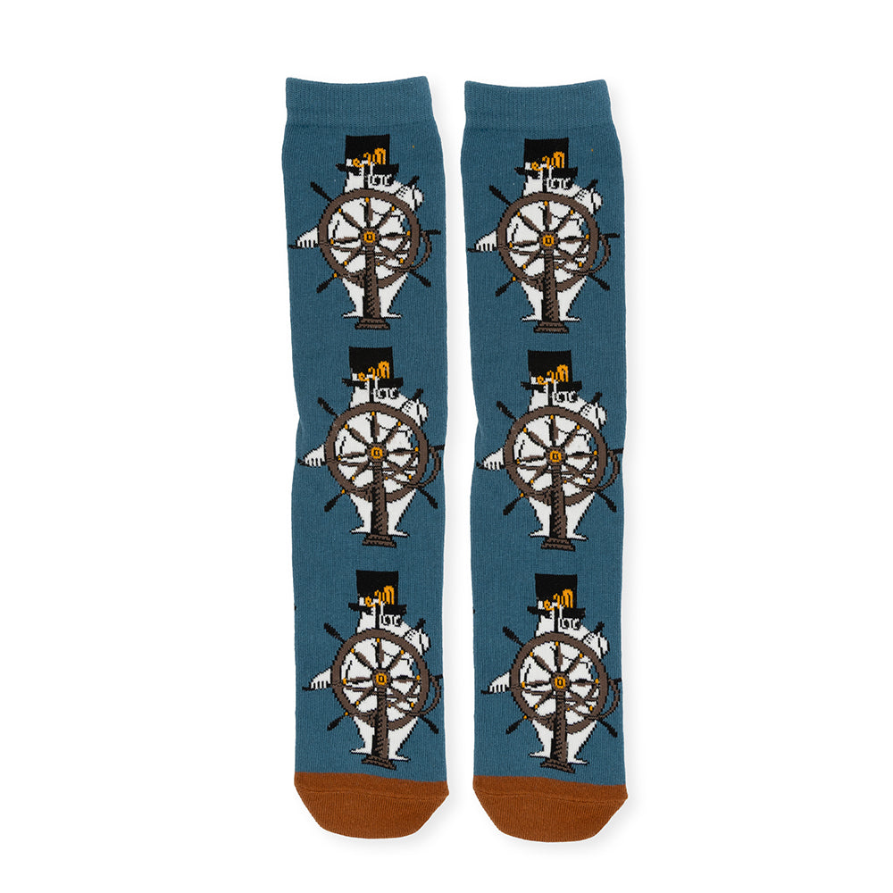 Moominpappa Helm 40-45 Socks Darkblue