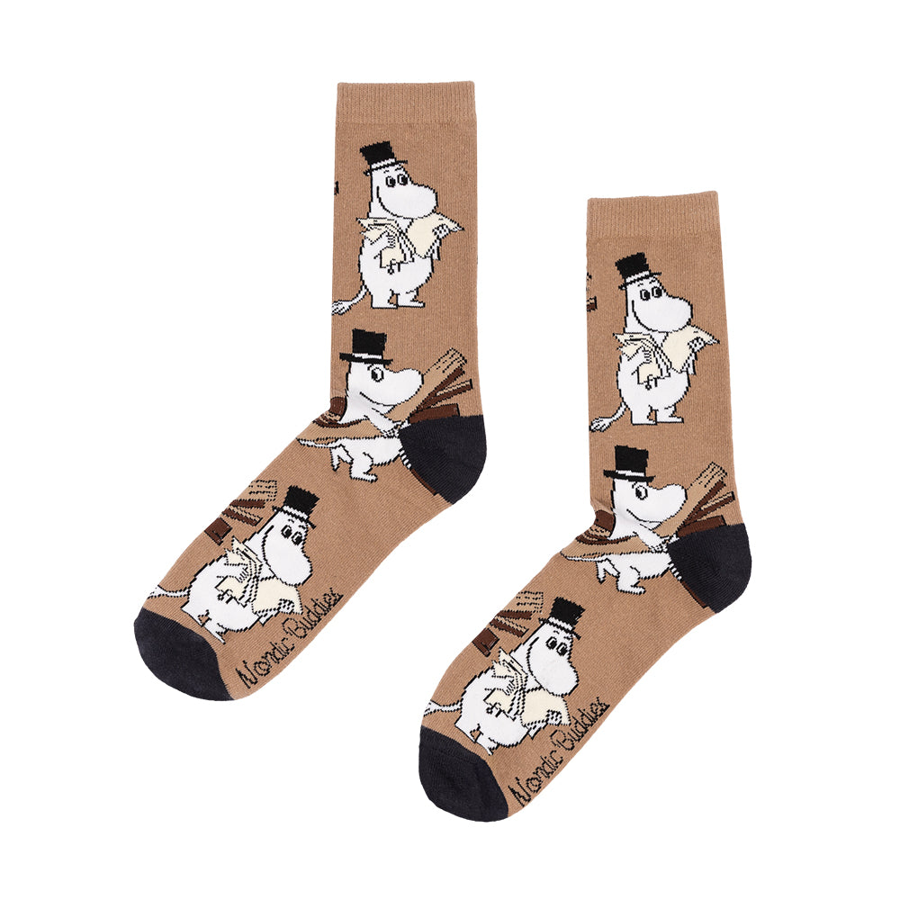 Moominpappa Classic Socks 40-45 Beige - The Official Moomin Shop