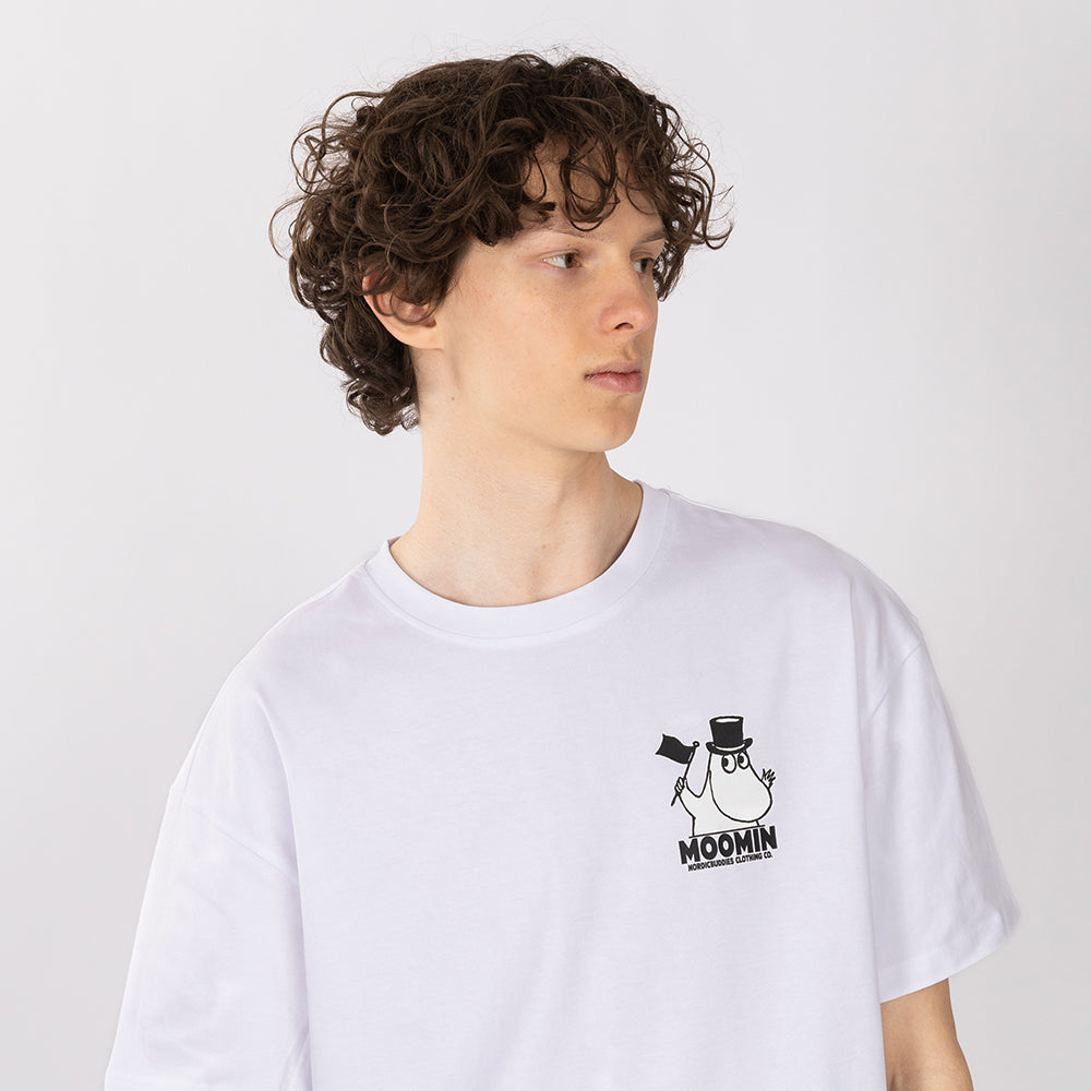 Moominpappa Flag T-shirt White - The Official Moomin Shop