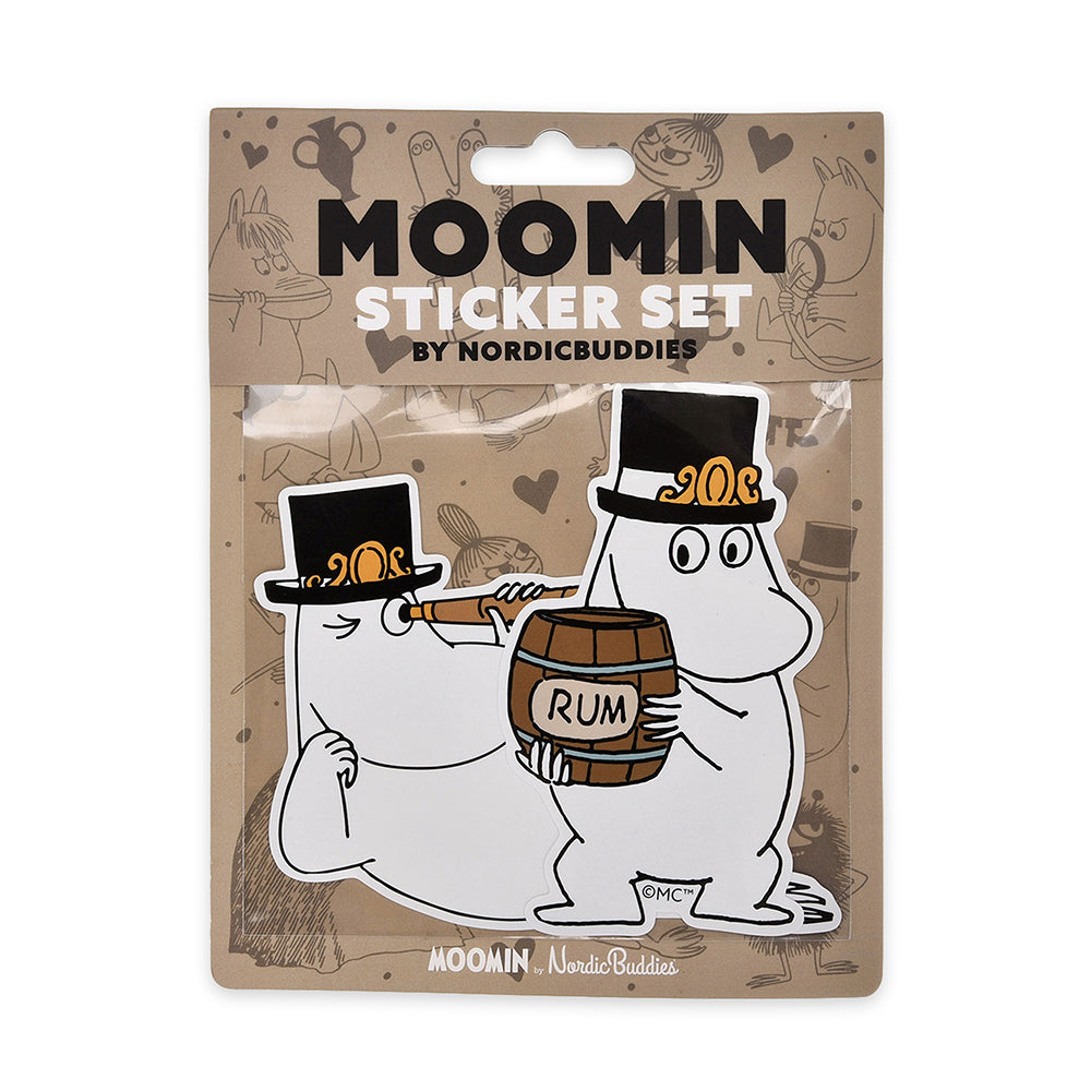 Moominpappa Rum Stickers 2-set XL - The Official Moomin Shop