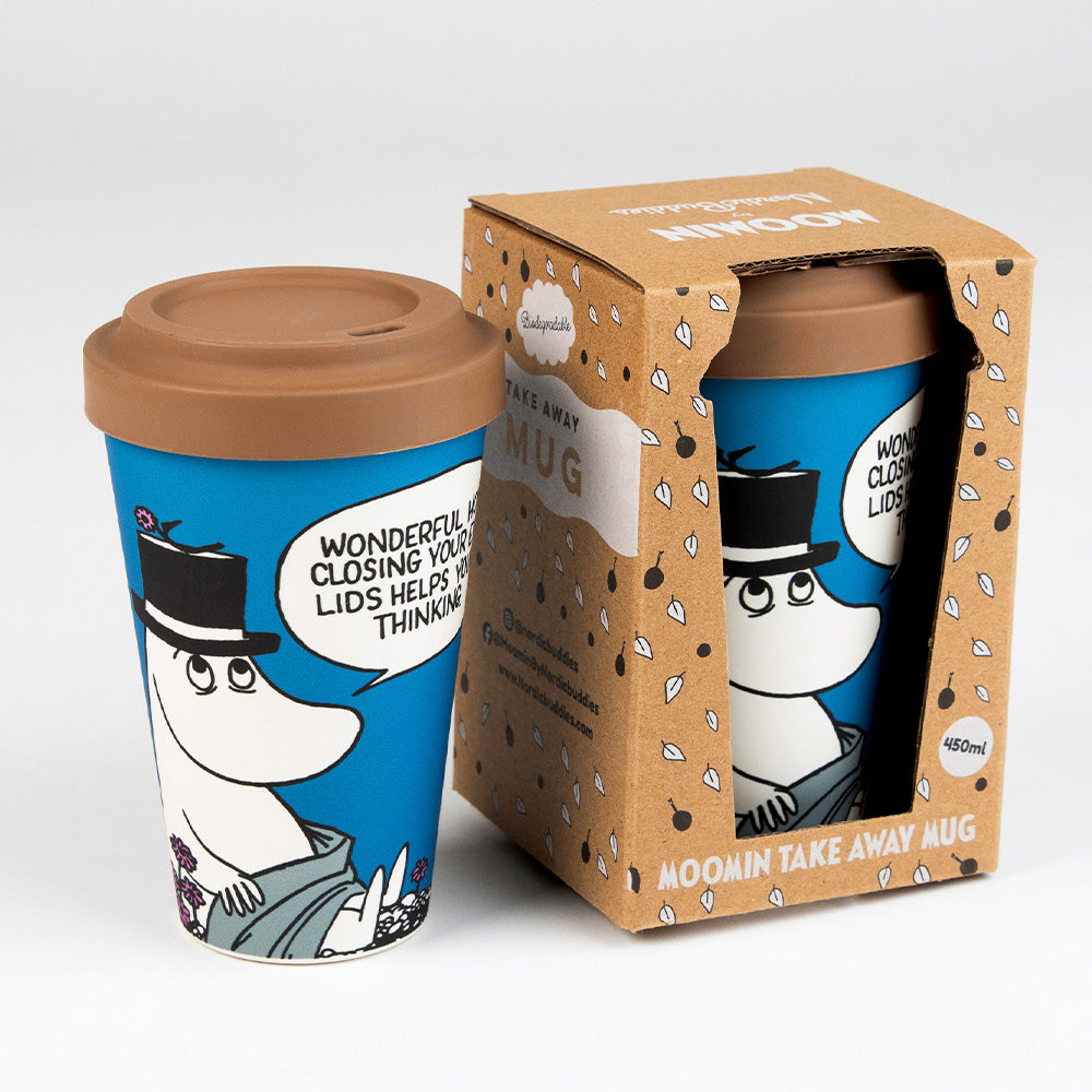 Moominpappa Thinking Take away Mug - Nordicbuddies - The Official Moomin Shop