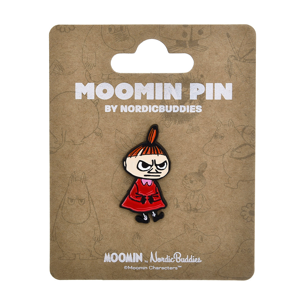 Little My Angry Pin Badge Red - The Official Moomin Shop