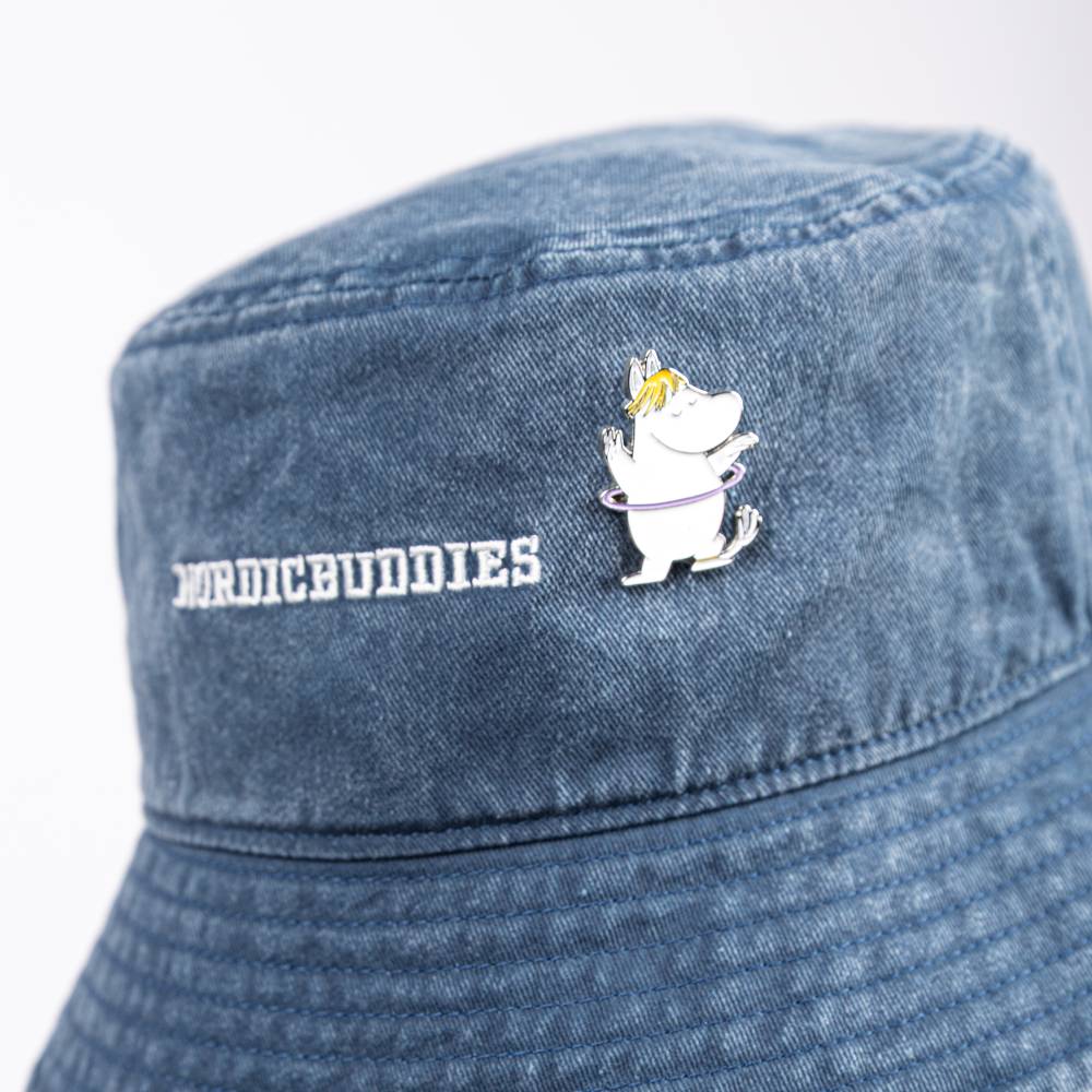 Snorkmaiden Workout Pin Badge White