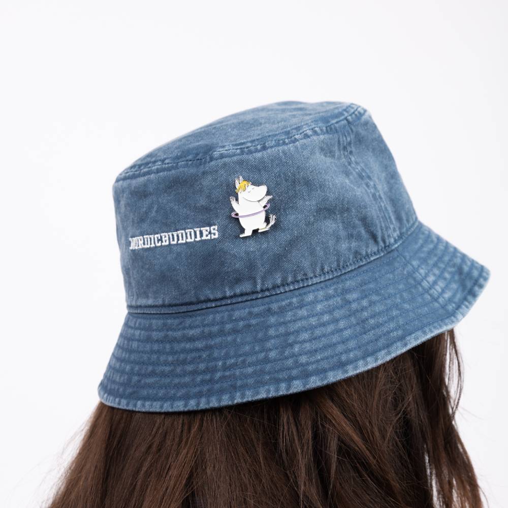 Snorkmaiden Workout Pin Badge White