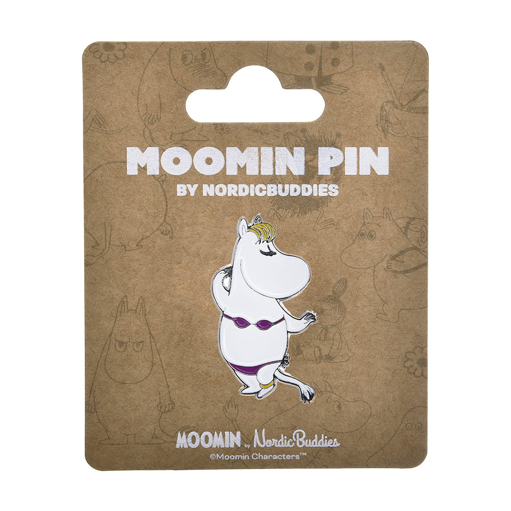 Snorkmaiden Bikini Pin Badge White - The Official Moomin Shop