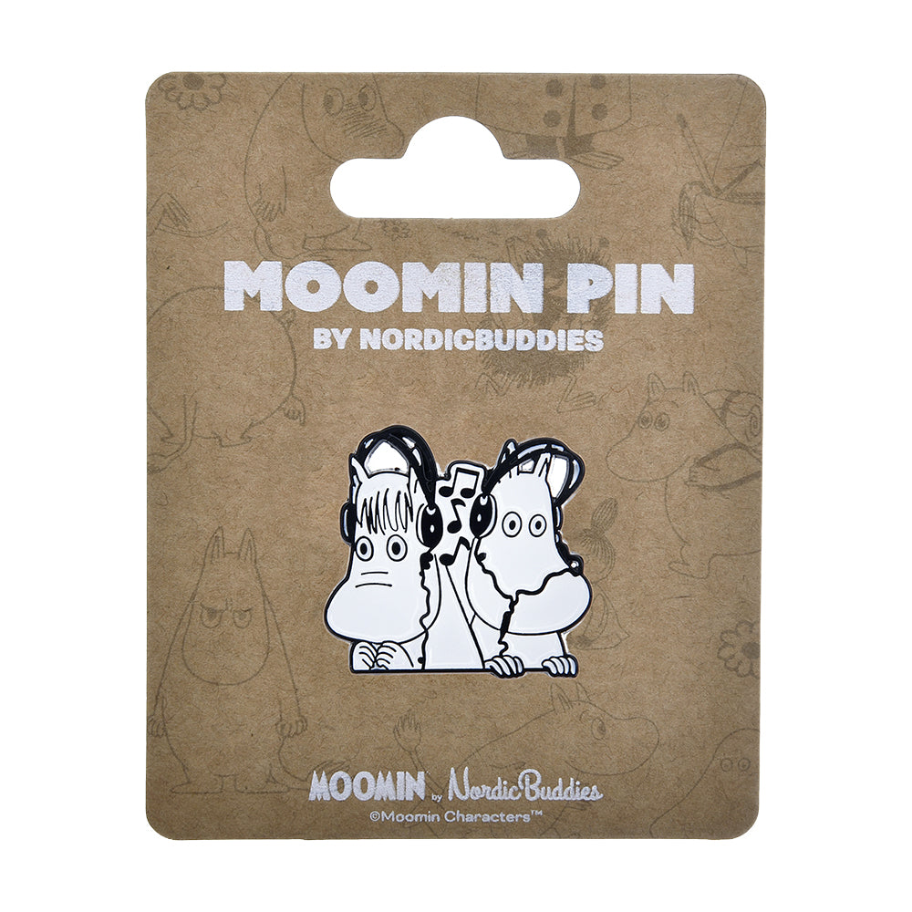 Moomin Club Life Pin Badge White - The Official Moomin Shop