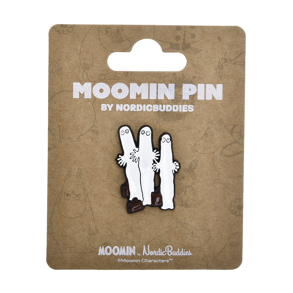 Hattifatteners Pin Badge White - The Official Moomin Shop