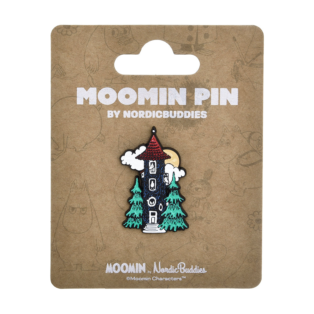 Moominhouse Pin Badge Blue - The Official Moomin Shop