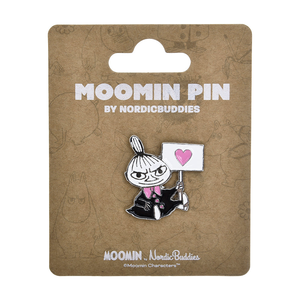 Moomins Love Pin Badge Pink - The Official Moomin Shop
