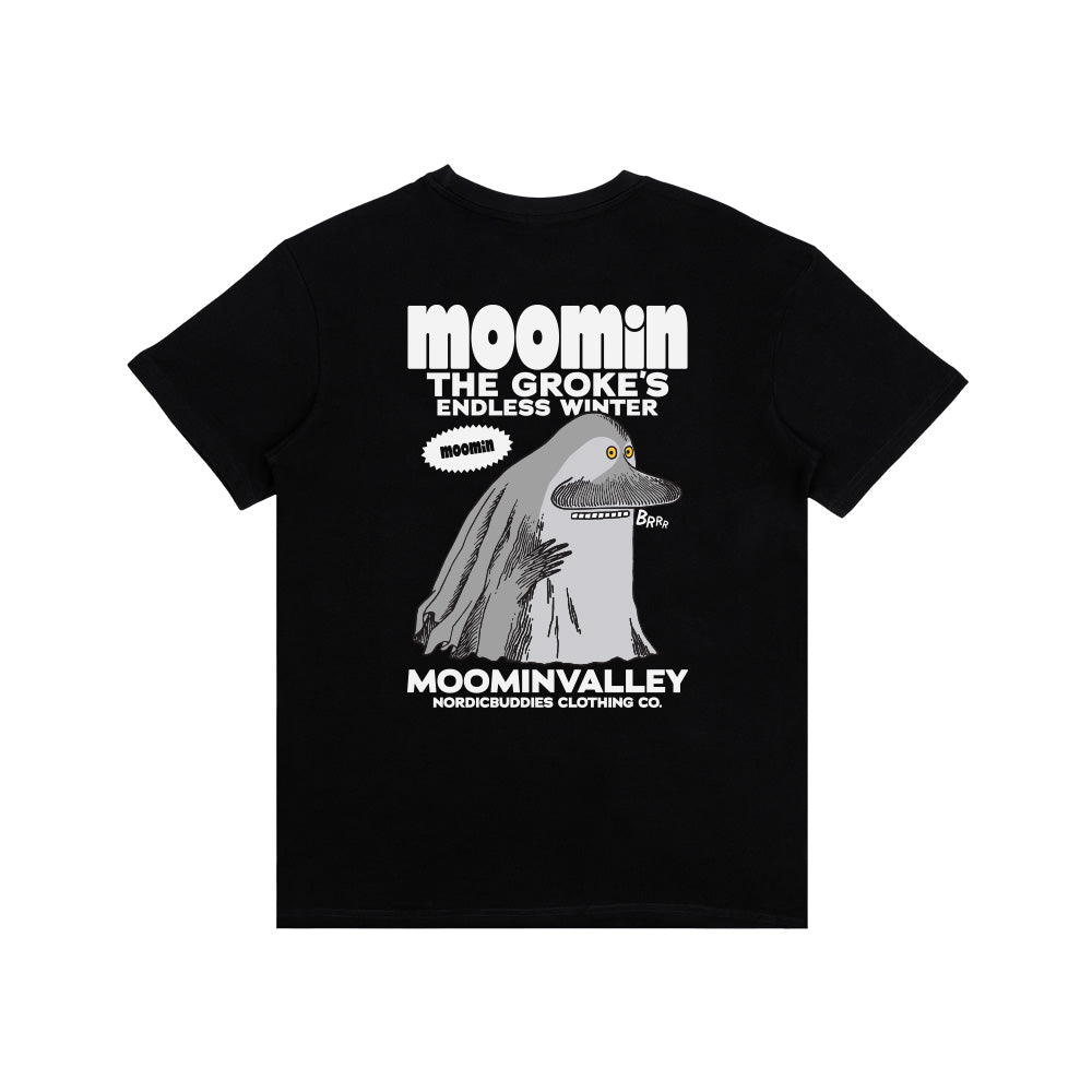 The Groke T-shirt Black - The Official Moomin Shop