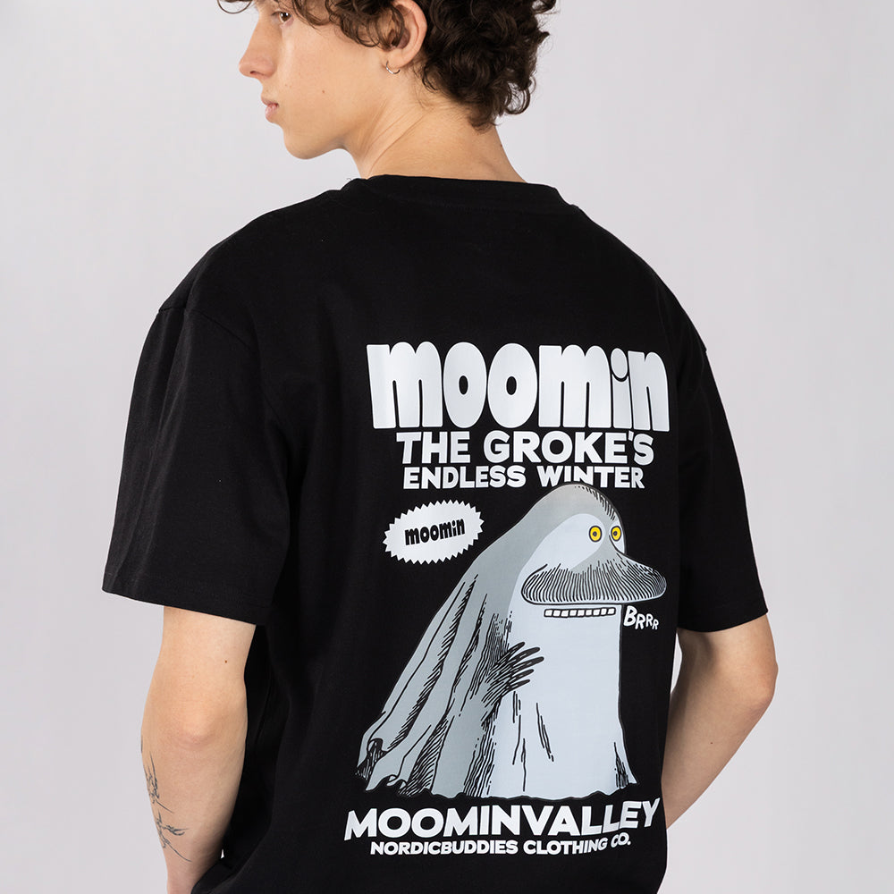 The Groke T-shirt Black - The Official Moomin Shop