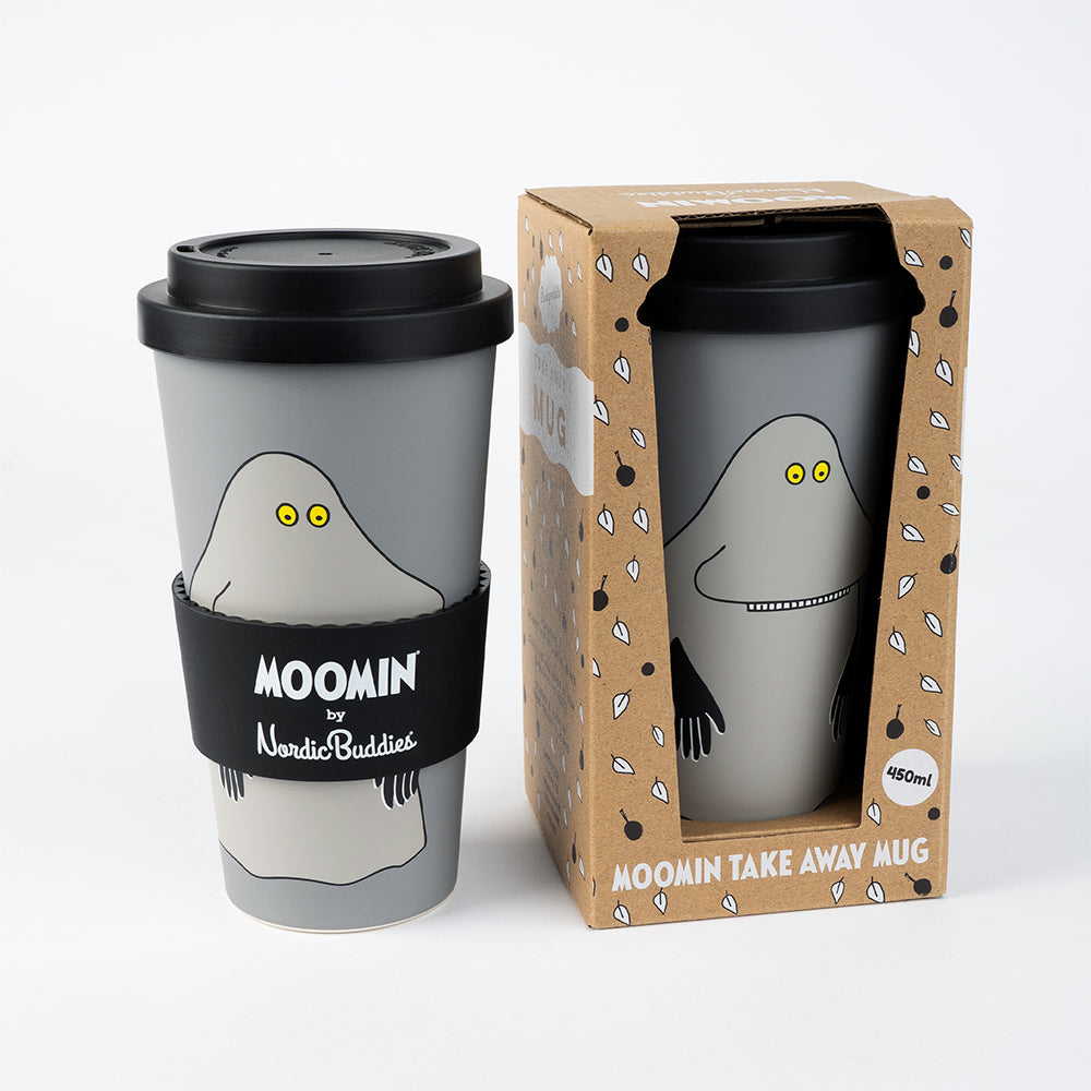 The Groke Take-Away Mug Grey - The Official Moomin Shop