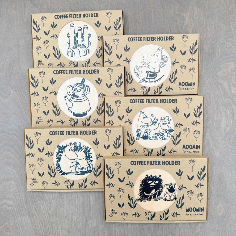 Stinky Coffee Filter Holder B&W - The Official Moomin Shop