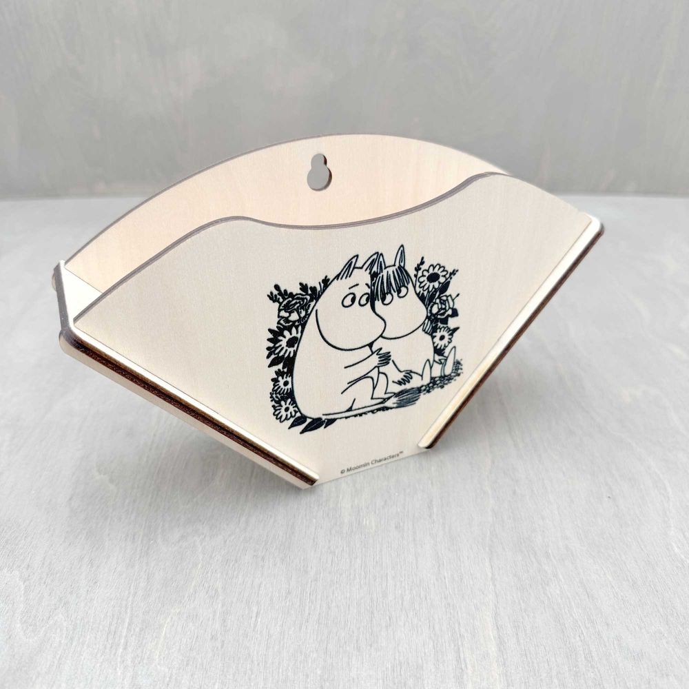 Moomintroll & Snorkmaiden Coffee Filter Holder B&W - The Official Moomin Shop