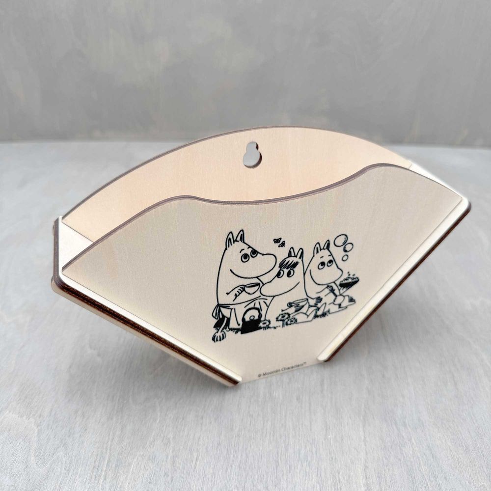 Moomin Family Coffee Filter Holder B&W - The Official Moomin Shop
