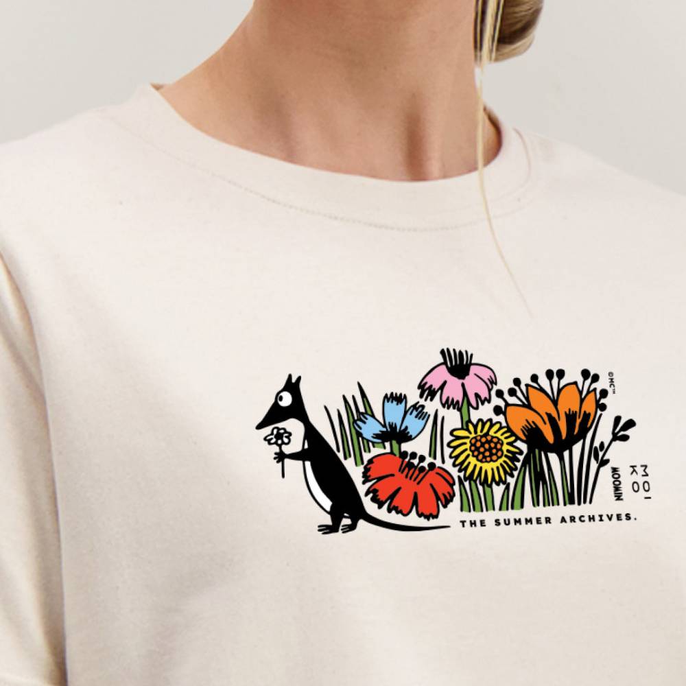 Moomin The summer Archives T-Shirt Ecru - Moiko - The Official Moomin Shop