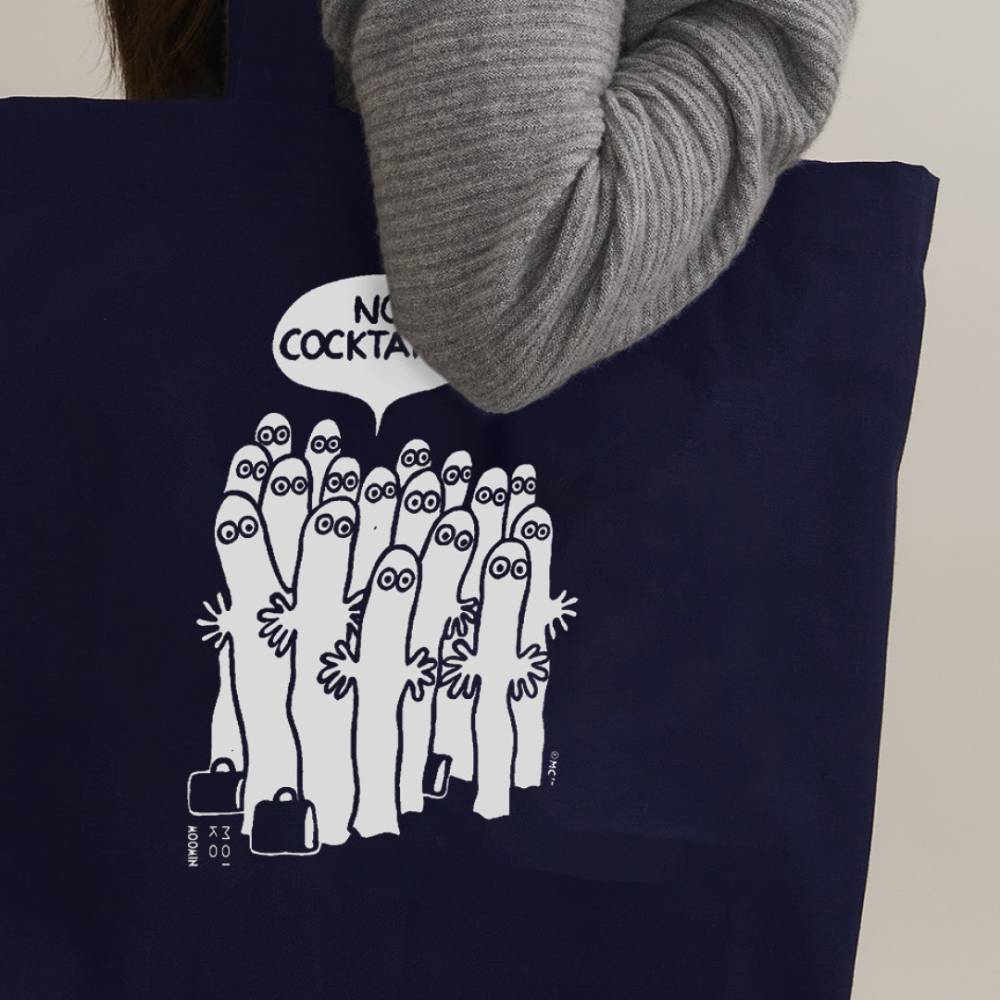 Hattifatteners Tote Bag Darkblue - Moiko - The Official Moomin Shop