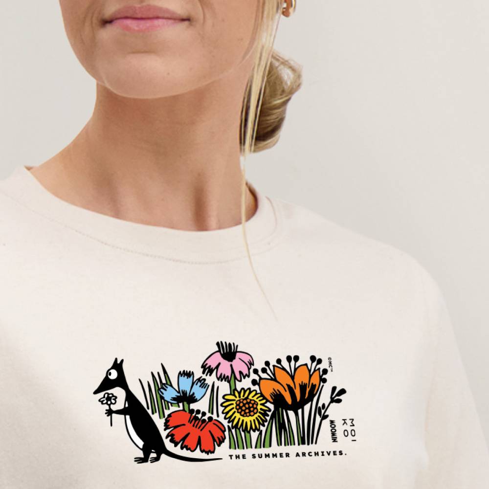 Moomin The summer Archives T-Shirt Ecru - Moiko - The Official Moomin Shop