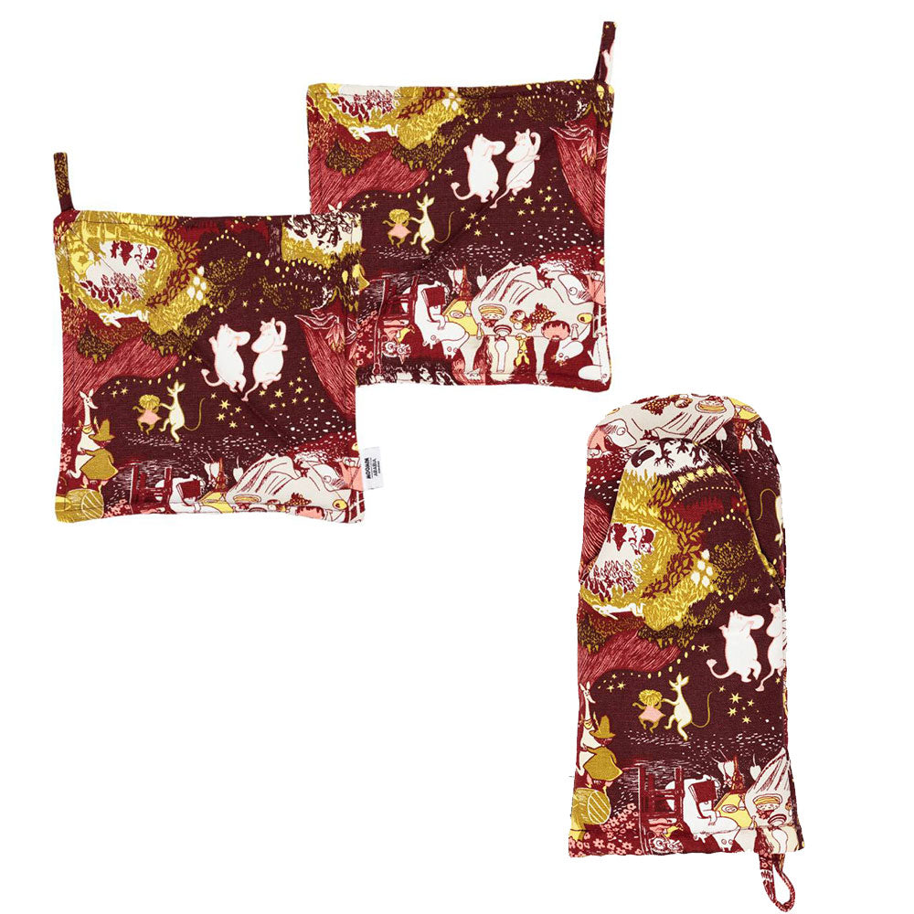 Moomin Festive Moments Oven Mitten & Pot Holders Bundle