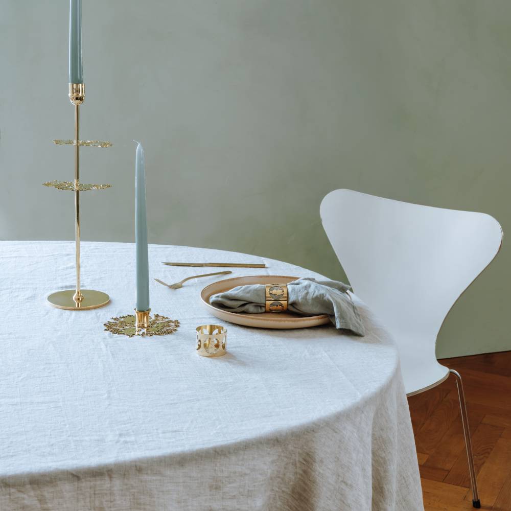 Moomin 80 Candlestand Tall Gold - Hilke - The Official Moomin Shop