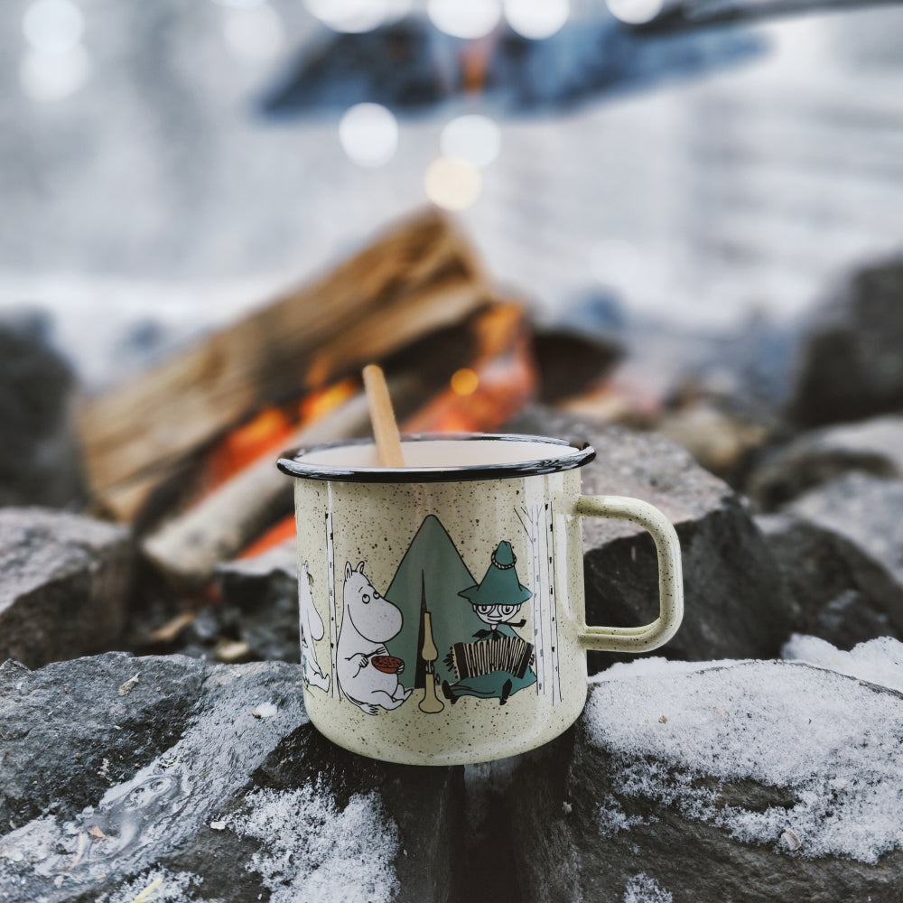 Moomin Campers Mug 8dl Yellow - The Official Moomin Shop