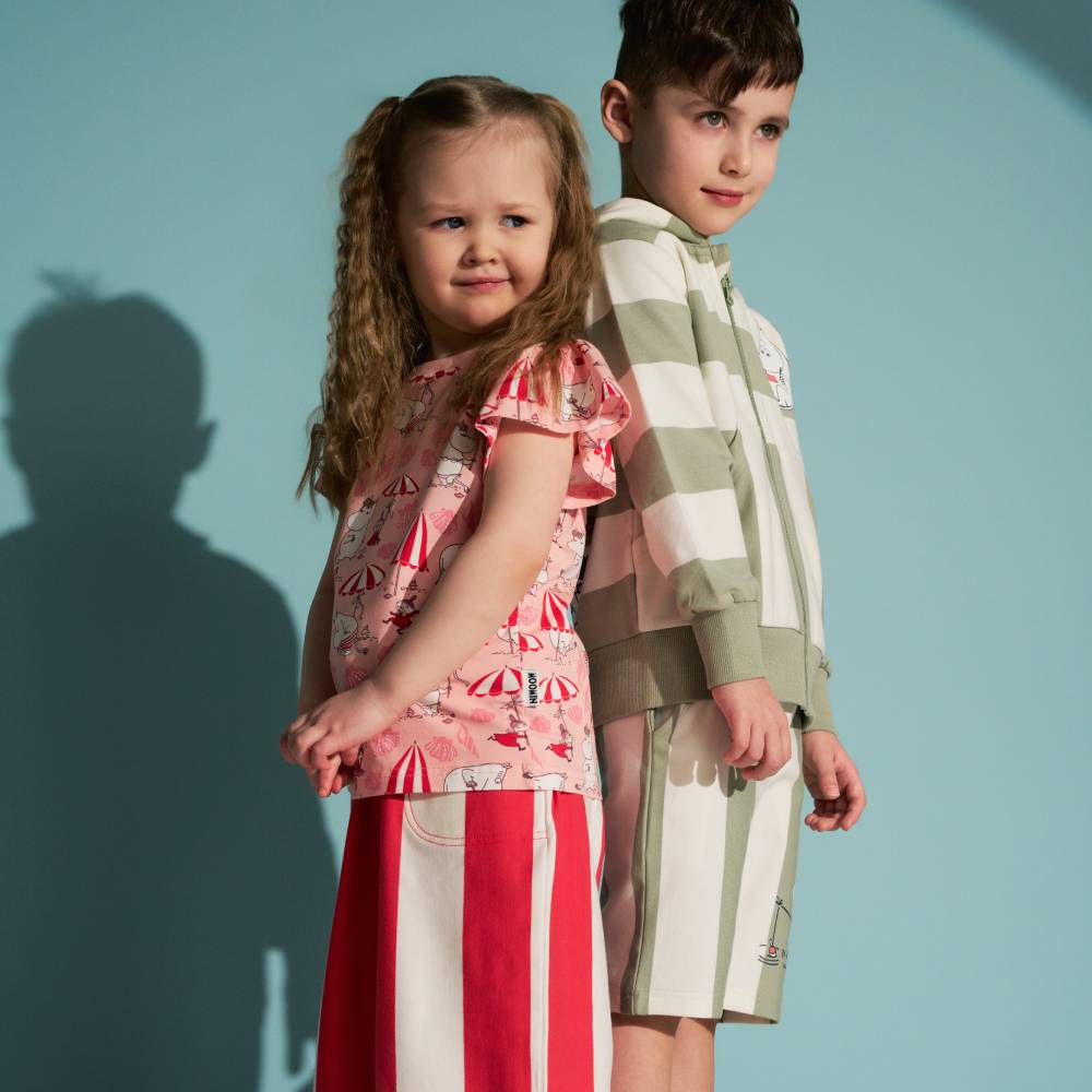 Moomin Shell Beach Pants Red - The Official Moomin Shop