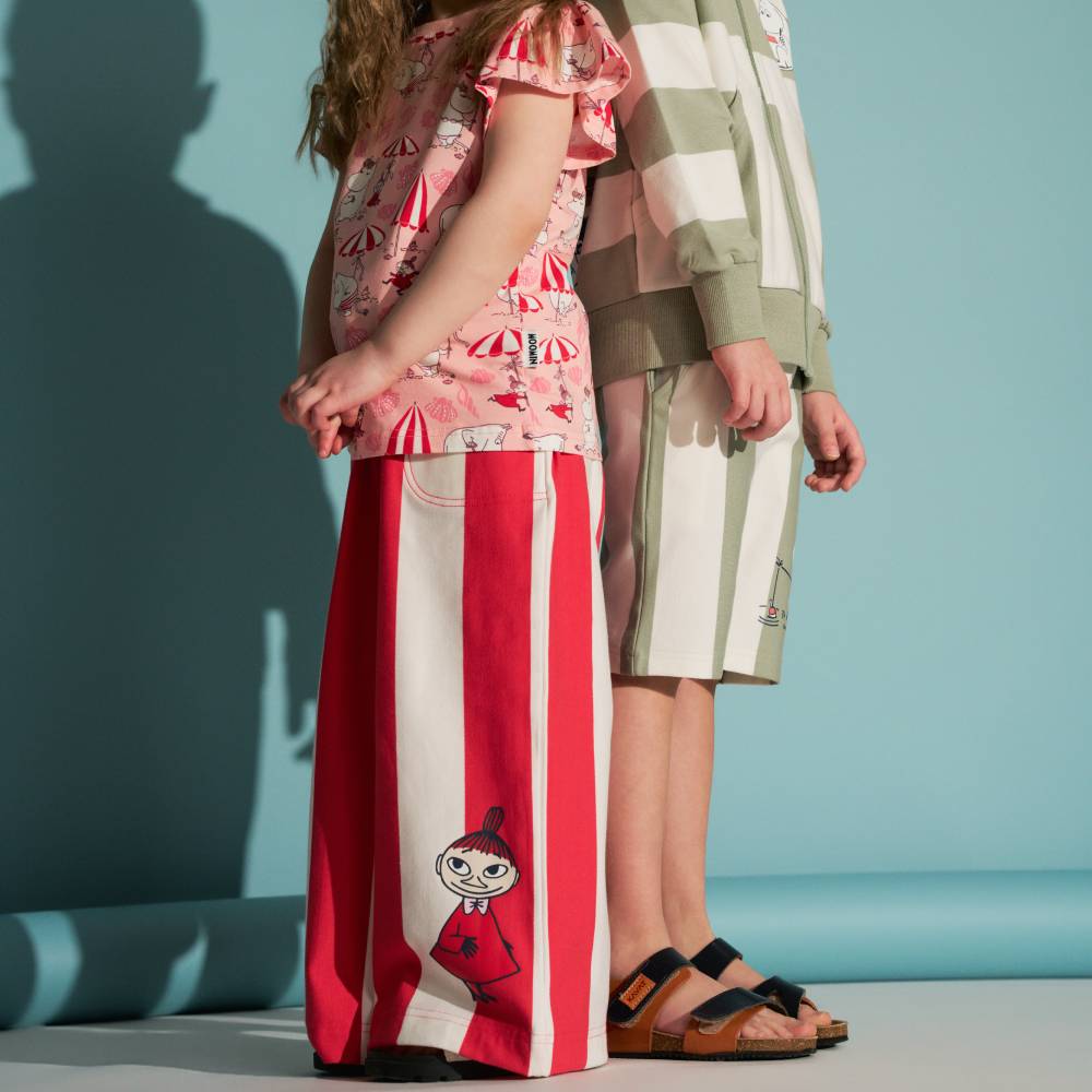 Moomin Shell Beach Pants Red - The Official Moomin Shop