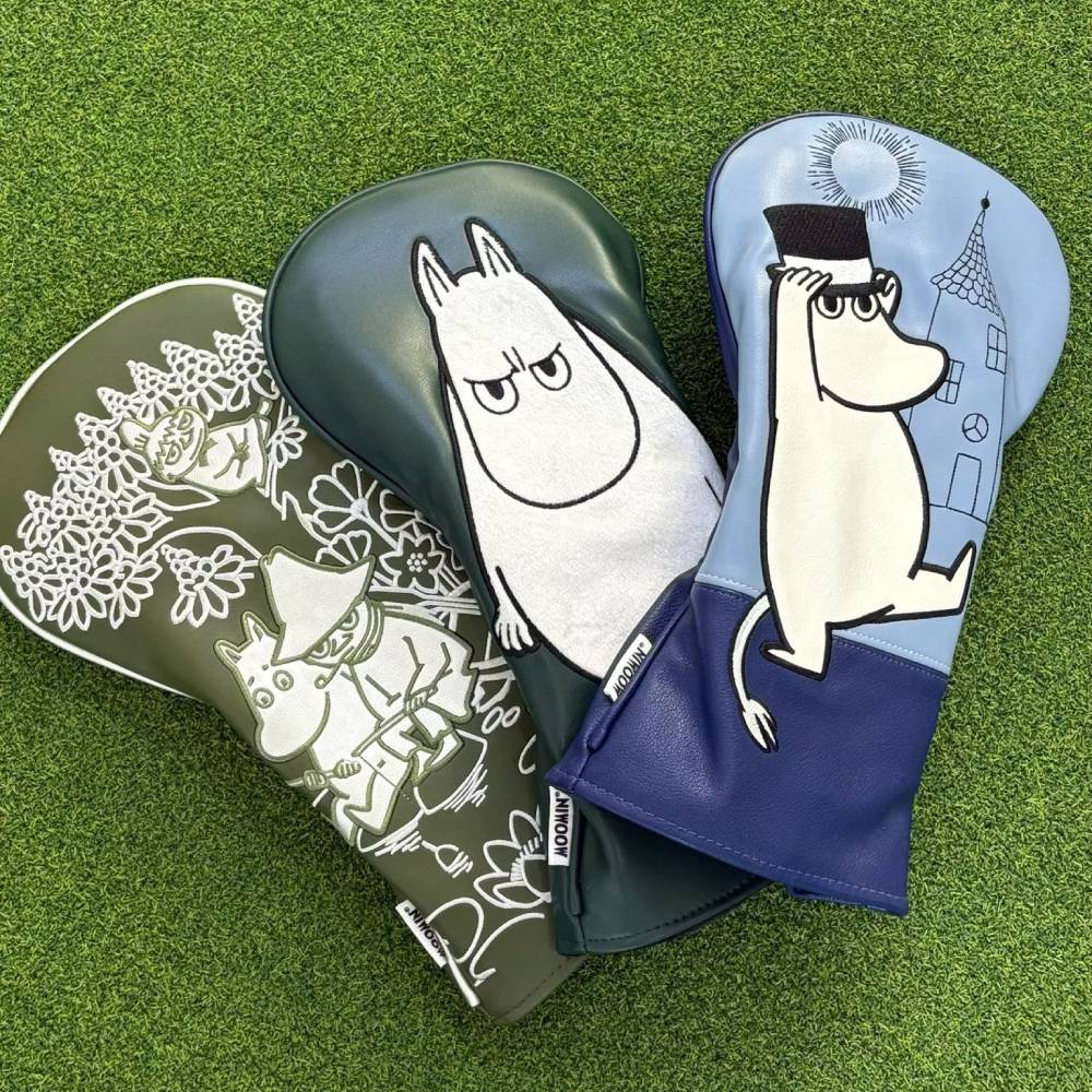 Moomintroll Angry Golf Driver Headcover Darkgreen - The Official Moomin Shop