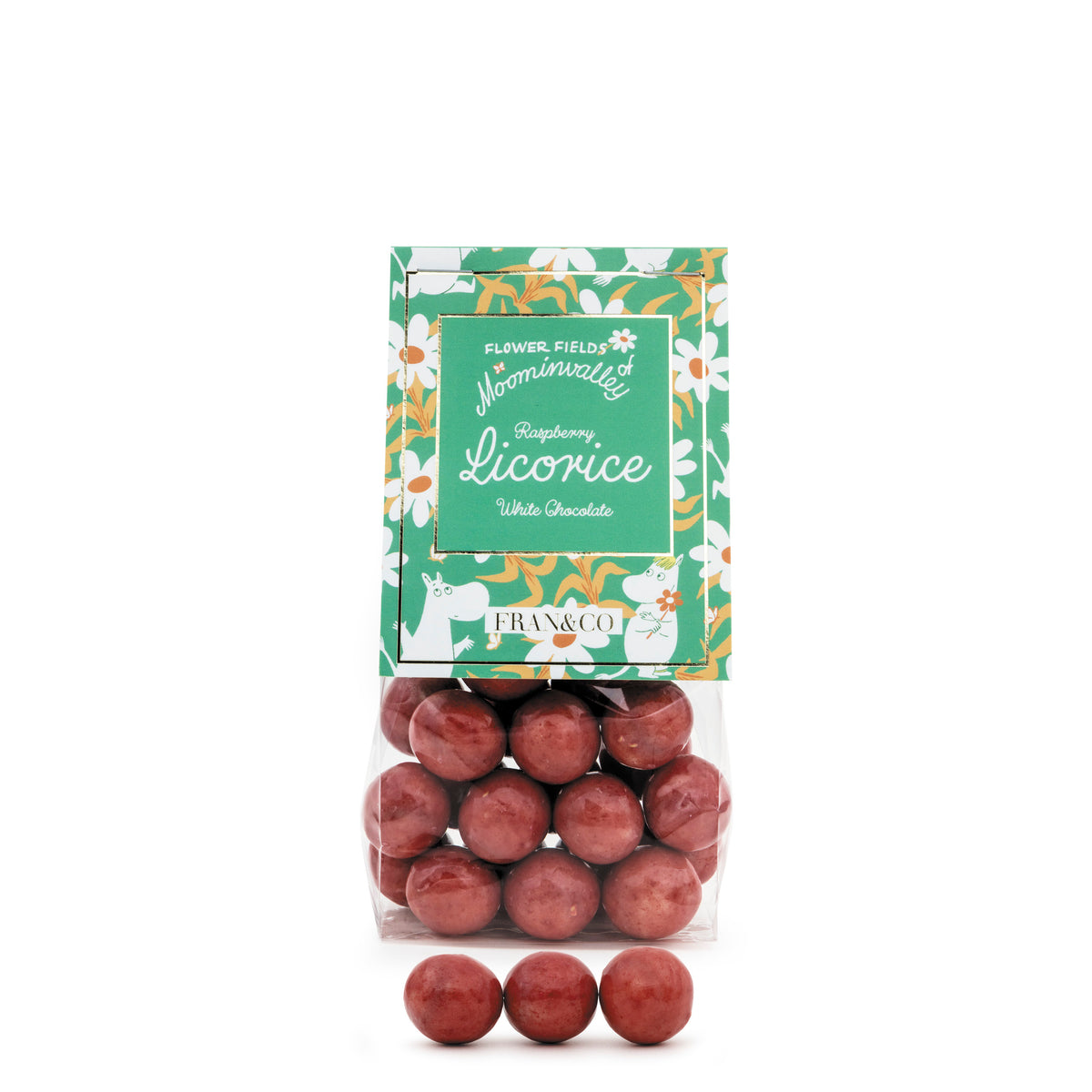 Moomin Liquorice Raspberry 150g - The Official Moomin Shop