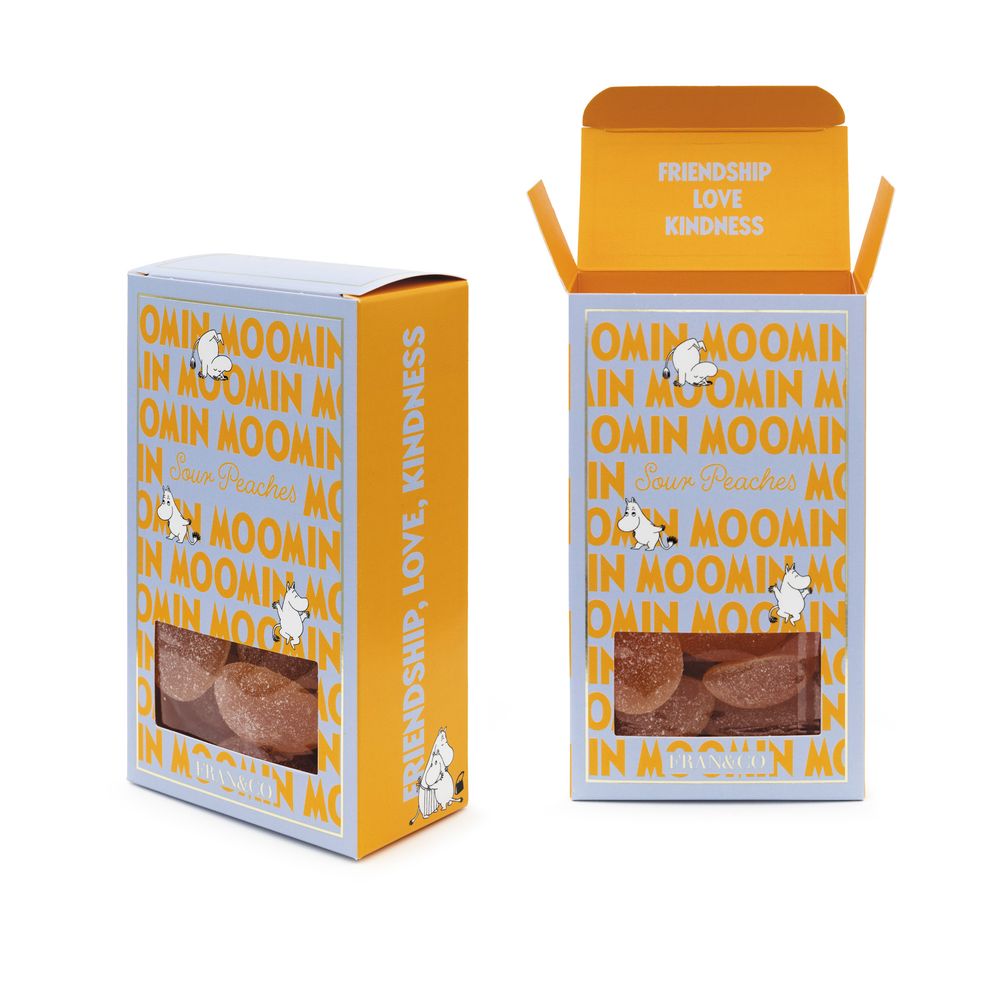 Moomin Sour Peaches 190g - The Official Moomin Shop