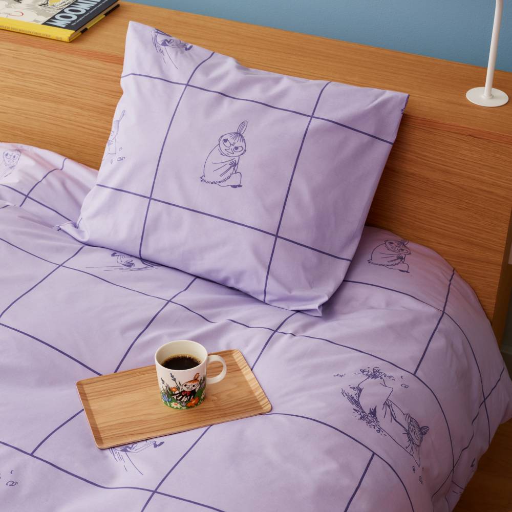 Little My Pillowcase Lilac - The Official Moomin Shop