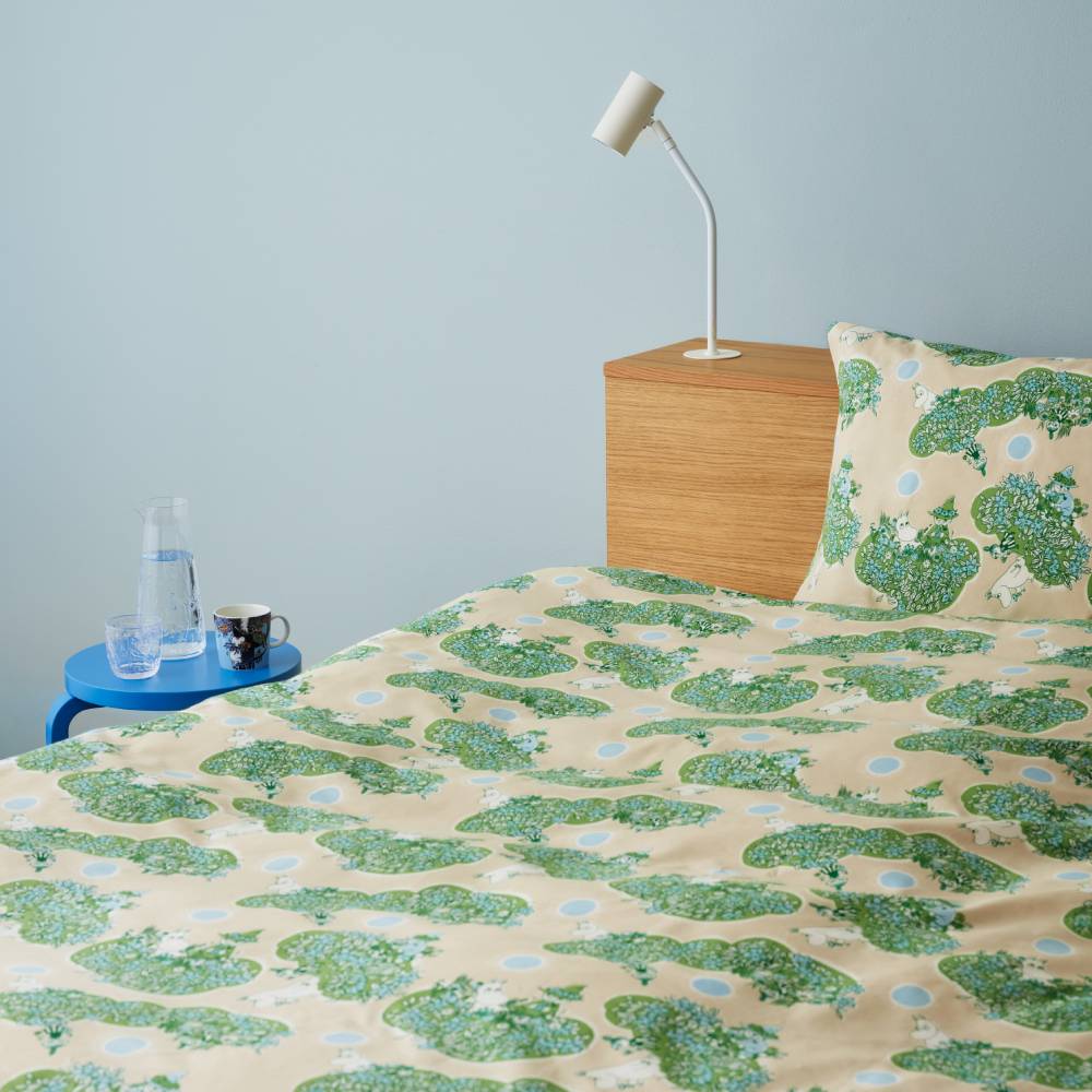 Moomin Always Together Pillowcase Green - The Official Moomin Shop