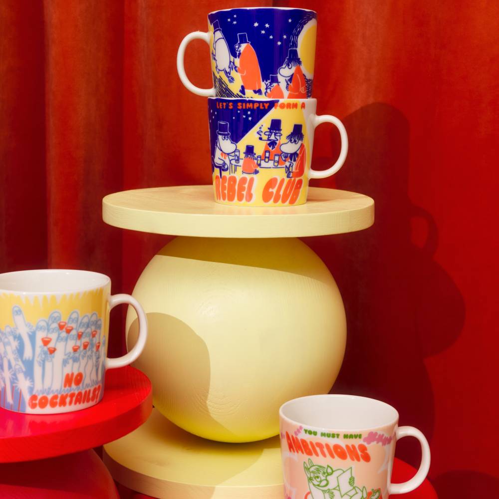 Moomin Party Queue Mug 0,4L - The Official Moomin Shop