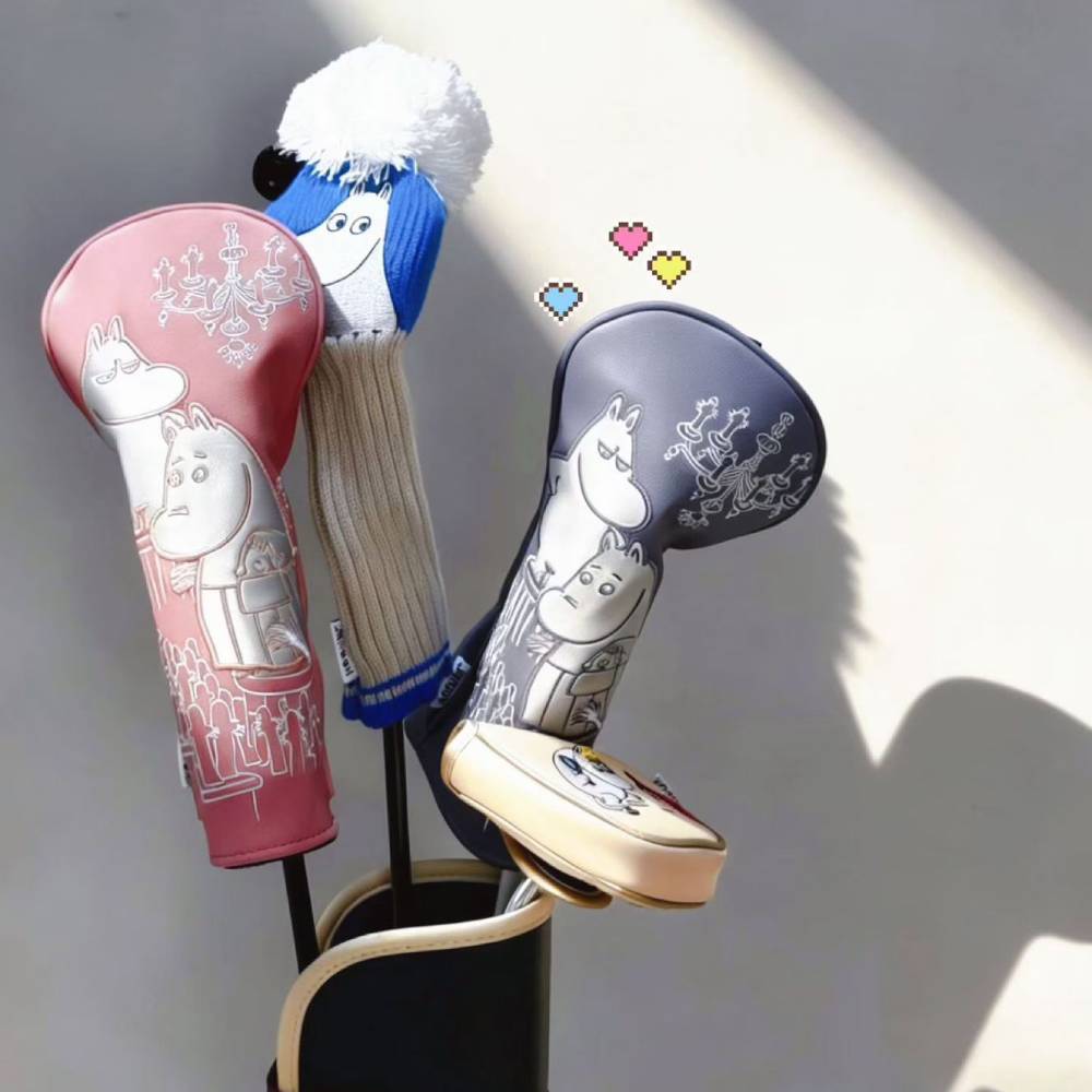 Hattifattener Golf Fairway Wood Headcover Pink